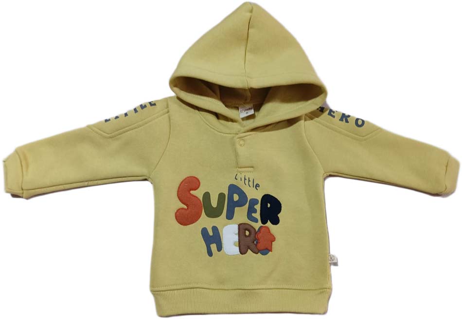 Baby Super Hero Fleece Hoodie with Pant - Green