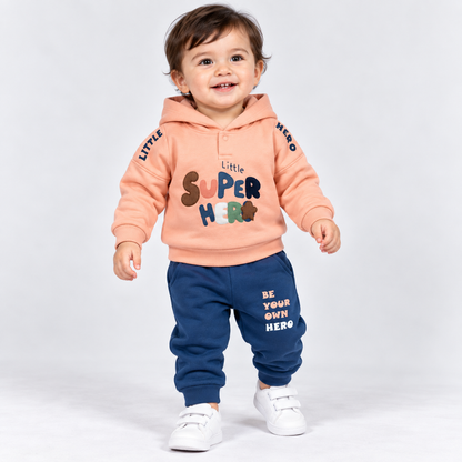 Krunchy Kids Winter Hooded Sweatshirt & Pant Set – Little Super Hero
