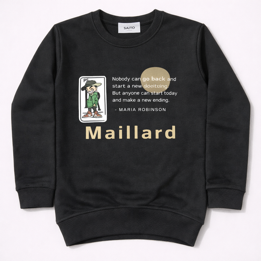 Best Driver Graphic Kids Sweatshirt Black Cotton Blend Crewneck