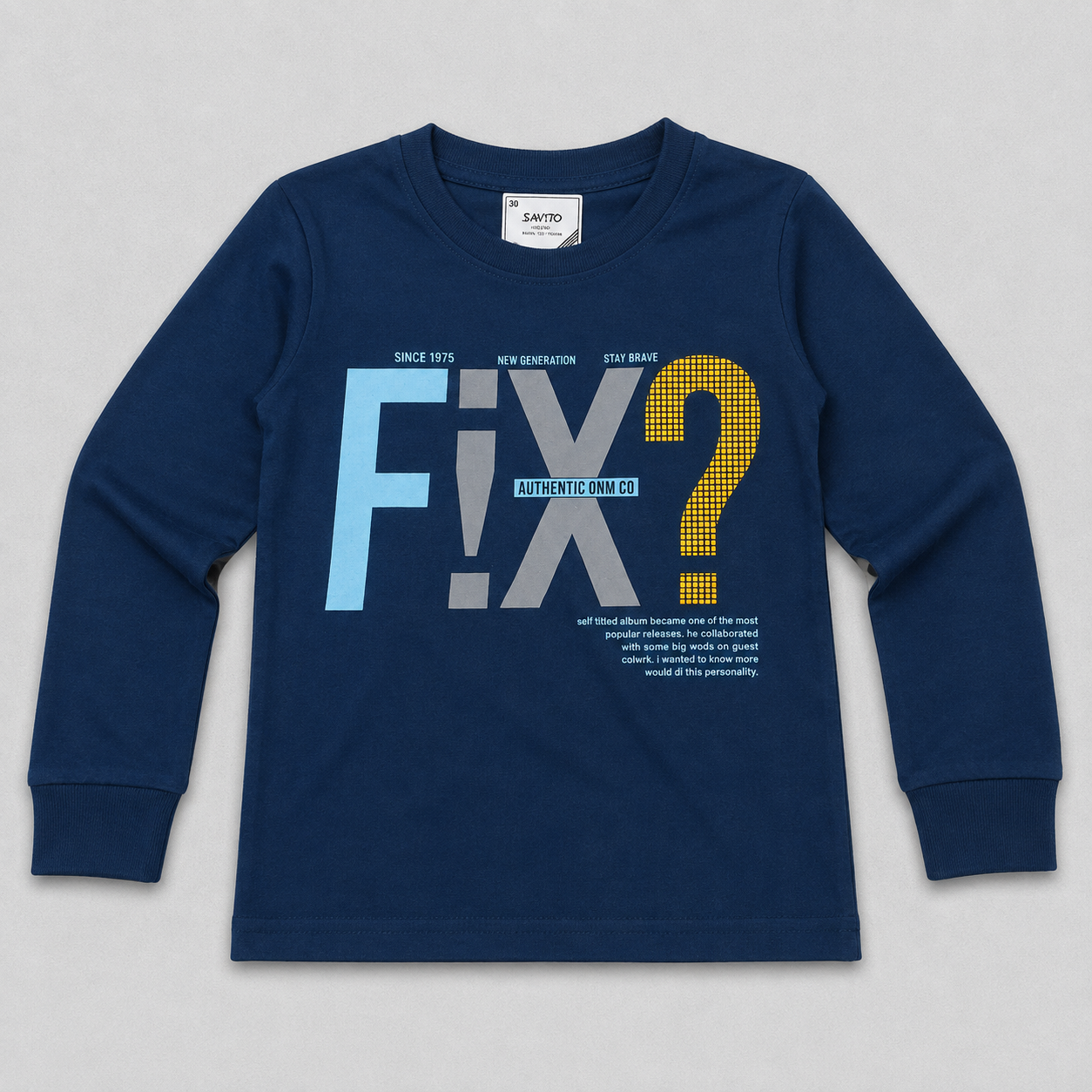 Boys Full Sleeve Printed T-Shirt | Casual Kids Wear