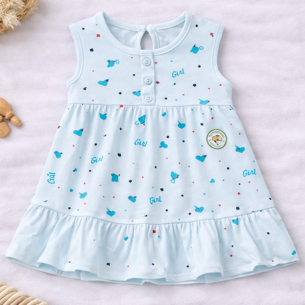 Hazelnut Baby Girl Cotton A-line Dress ƒ?? Soft, Cute & Comfortable (Copy) - Cutypi
