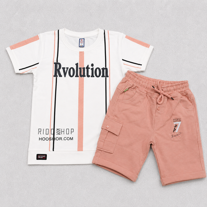 Boys Printed T-Shirt & Shorts Set | Casual Summer Outfit