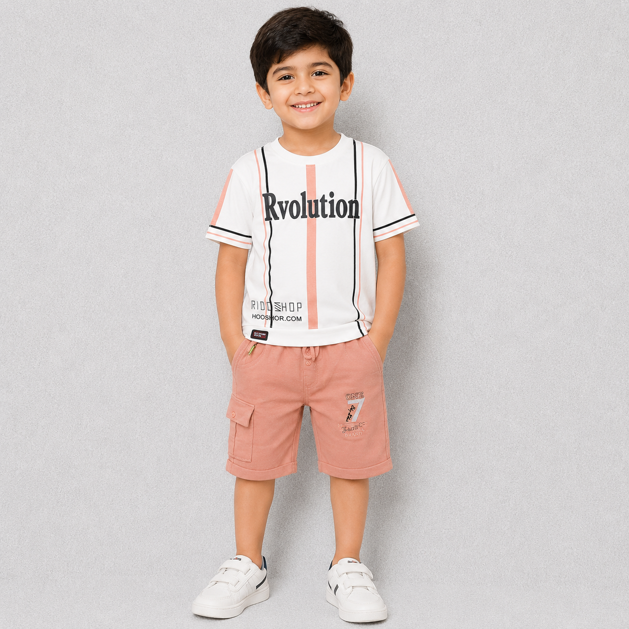 Boys Printed T-Shirt & Shorts Set | Casual Summer Outfit | Cutypi.com