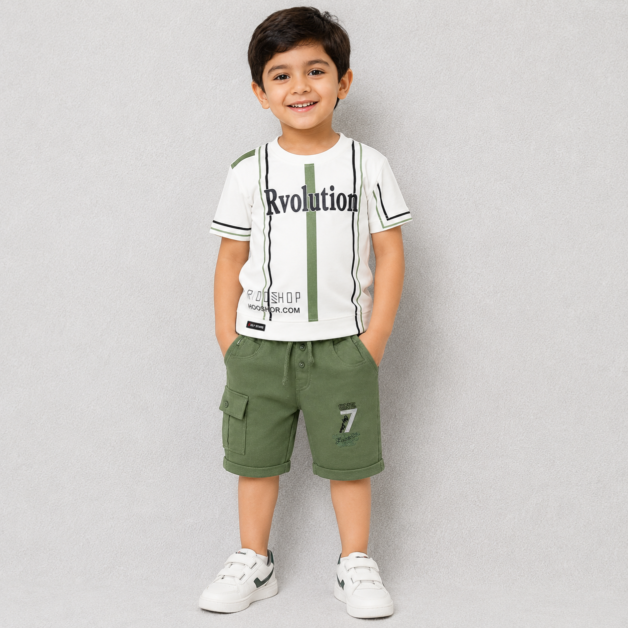 Boys Printed T-Shirt & Shorts Set | Casual Summer Wear | Cutypi.com