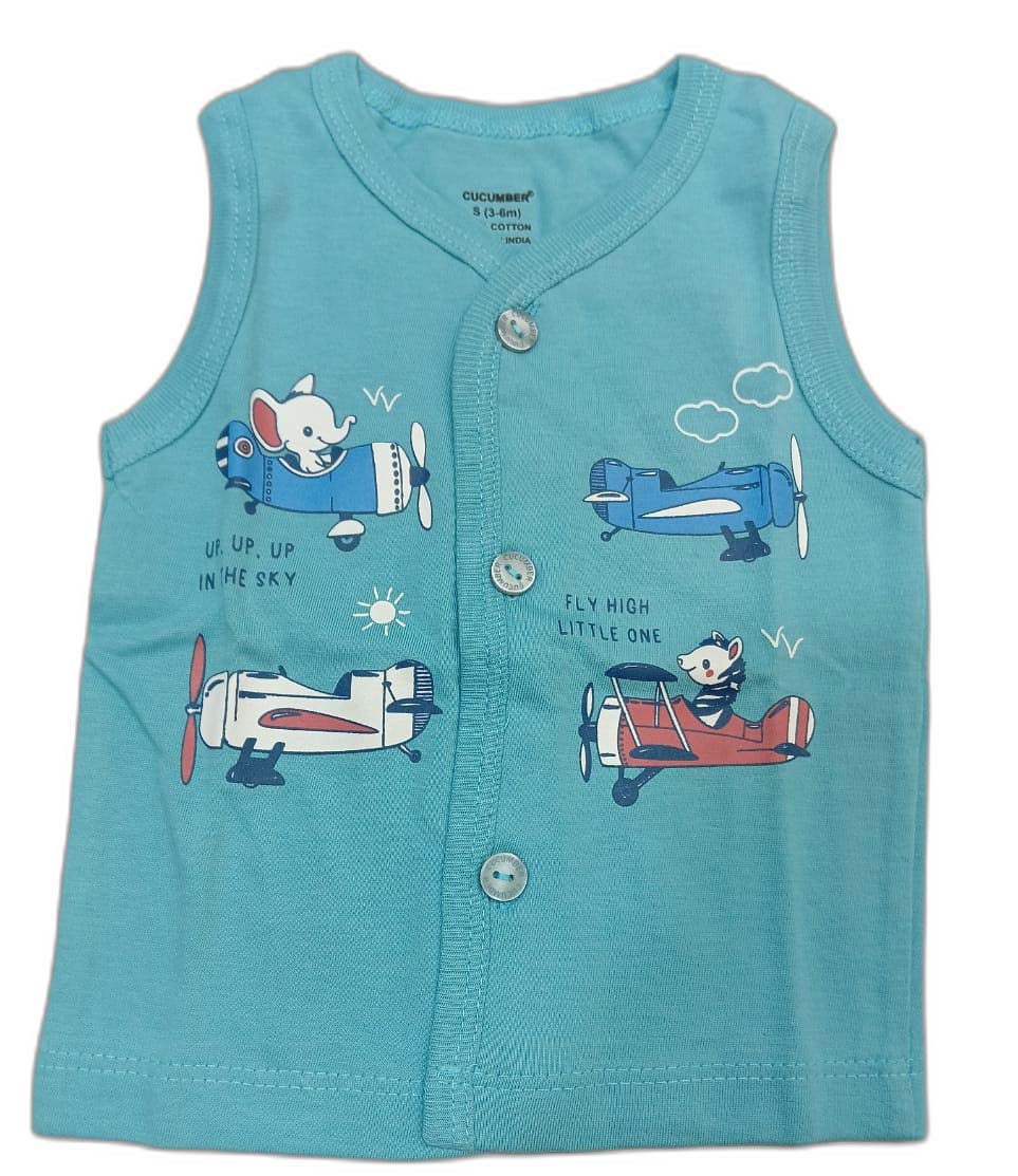 Newborn Jhabla Cotton Fly High Printed T Shirt with short